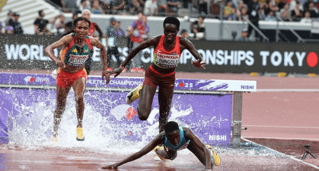 Антирекорд РК на ЧМ по легкой атлетике: всего пять спортсменок и падение Джеруто в шаге от медали