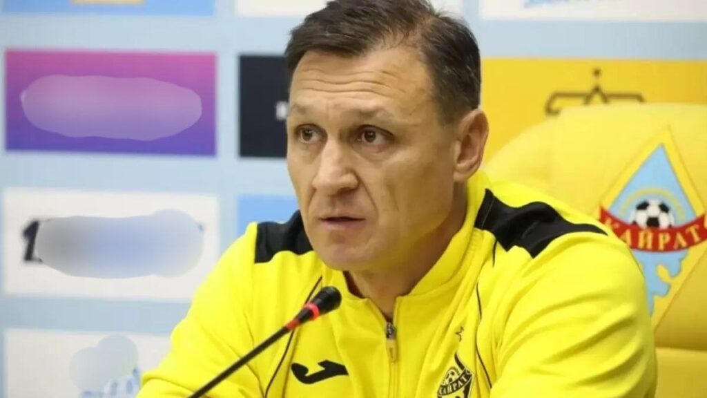 Три гола за пять минут: о причинах поражения от «Спортинга» рассказал главный тренер «Кайрата» Рафаэль Уразбахтин