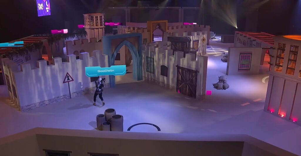 Кадр из трансляции