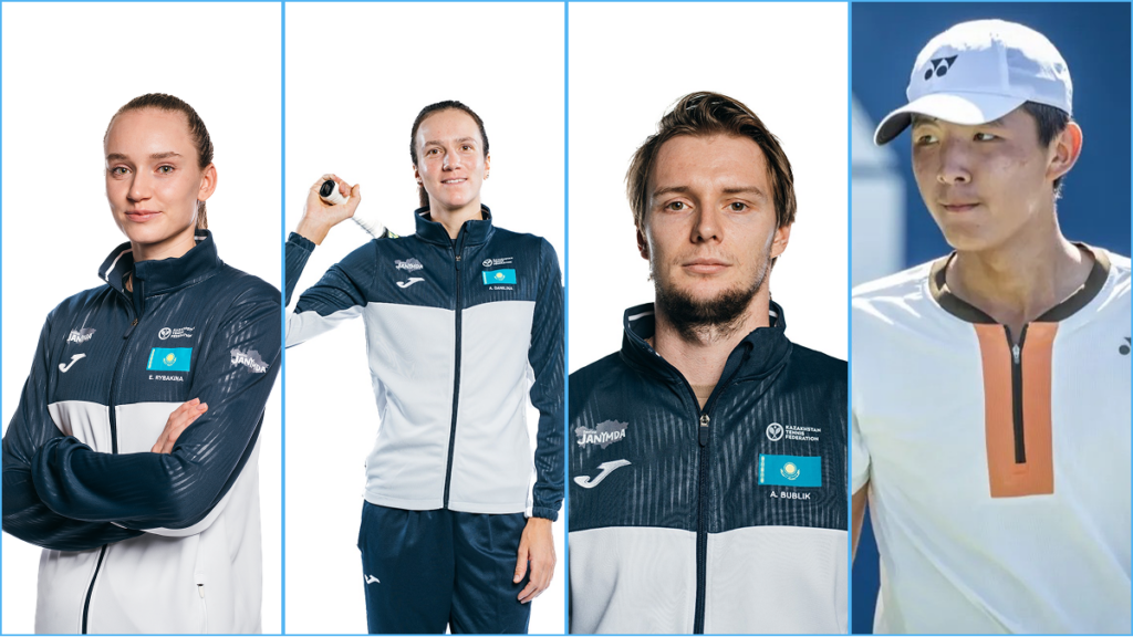 Четыре казахстанских теннисиста вошли в топ-10 мировых рейтингов Тенис