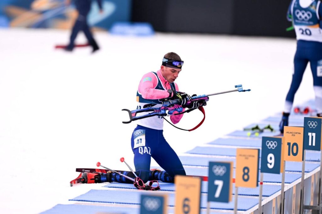 Казахстанские лыжники и биатлонисты выступили на Зимних Олимпийских Играх,