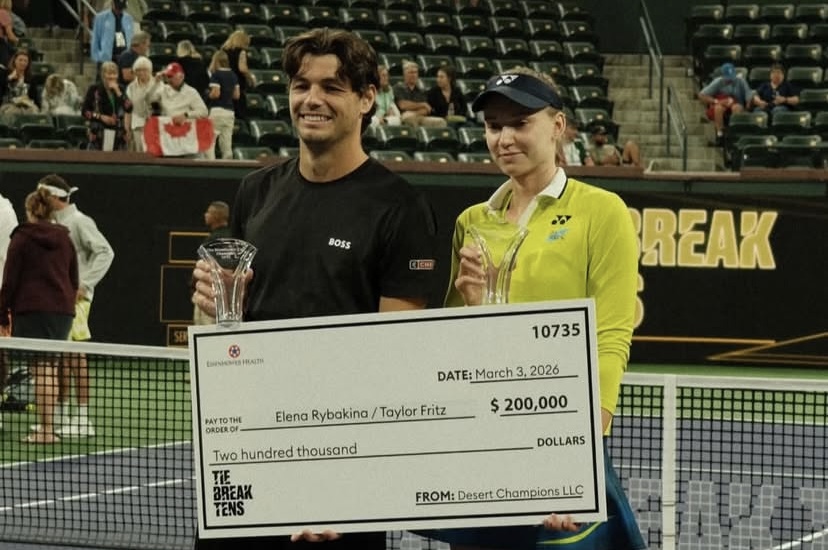 Елена Рыбакина выиграла 200 тысяч долларов в паре с первой ракеткой США Елена Рыбакина