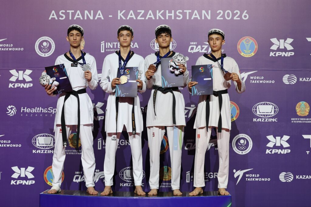 Казахстан занял второе место на чемпионате Алтайского союза по таеквондо